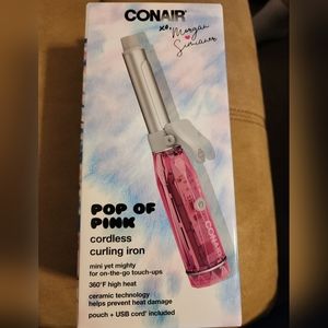 New Conair pop of punk cordless curling iron